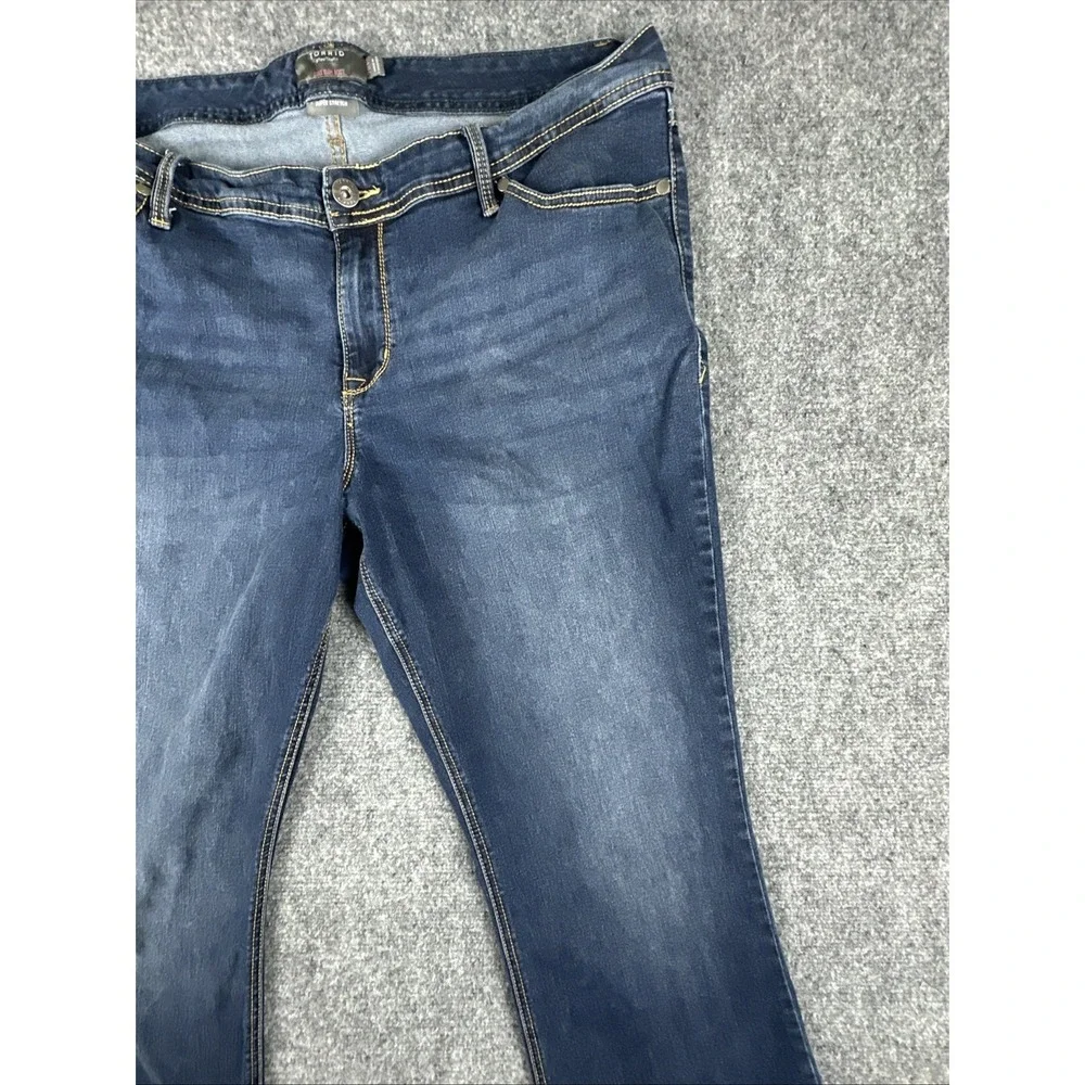 Torrid Women's Jeans 20T Luxe Slim Boot Stretch Blue Denim Medium Wash
